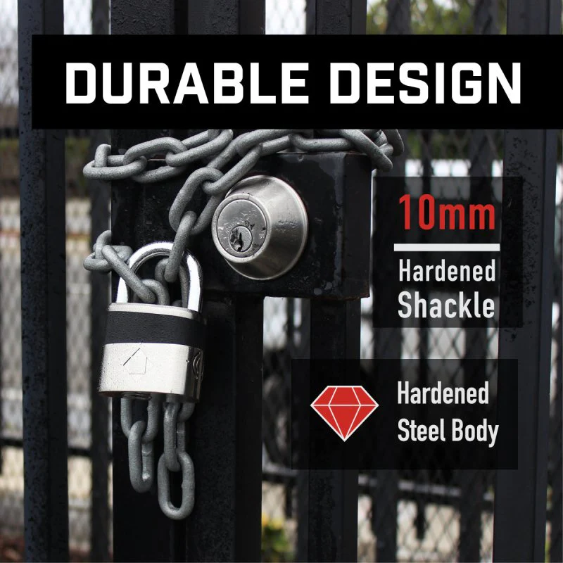 Blackstone 10mm Alarm Padlock – 130dB Smart Lock - Image 3
