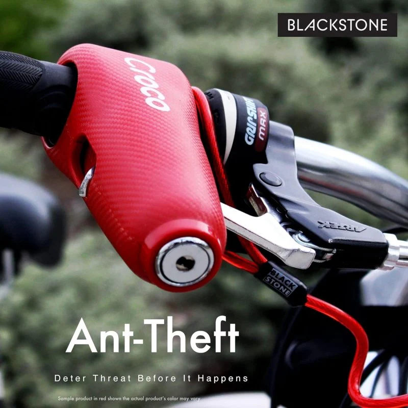 Blackstone Grip Handlebar Lock – 120dB Alarm (Black) - Image 7