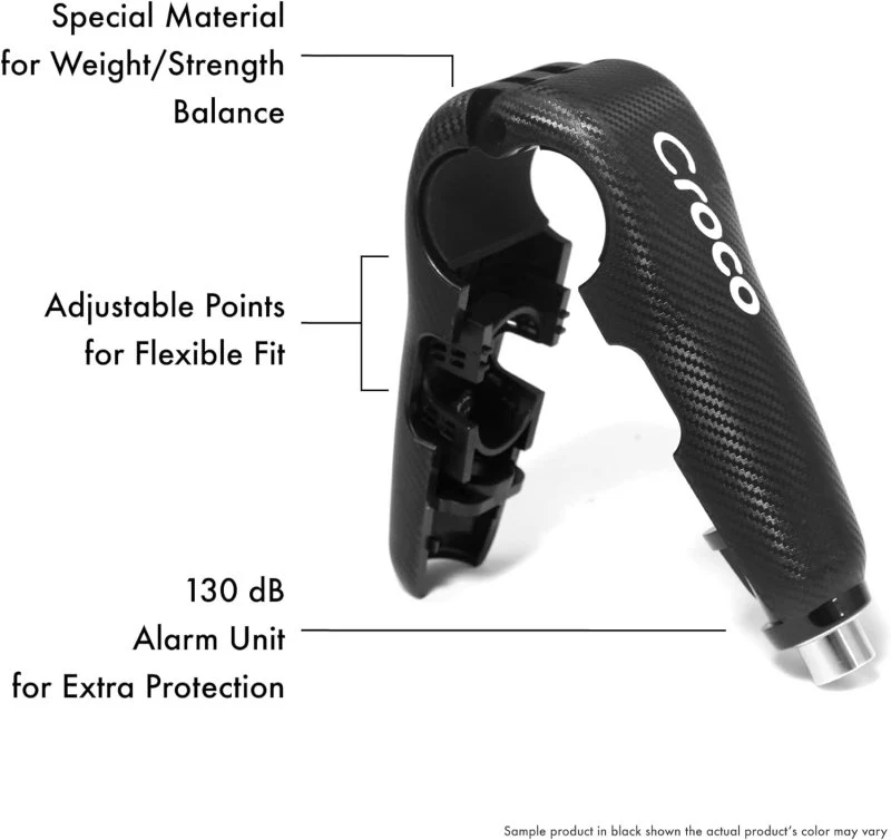 Blackstone Grip Handlebar Lock (Red) - Image 5