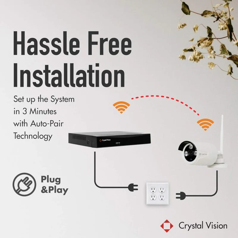 Crystal Vision 10CH WiFi6 NVR Kit - 4 AI Bullet Cams, 1TB - Image 5