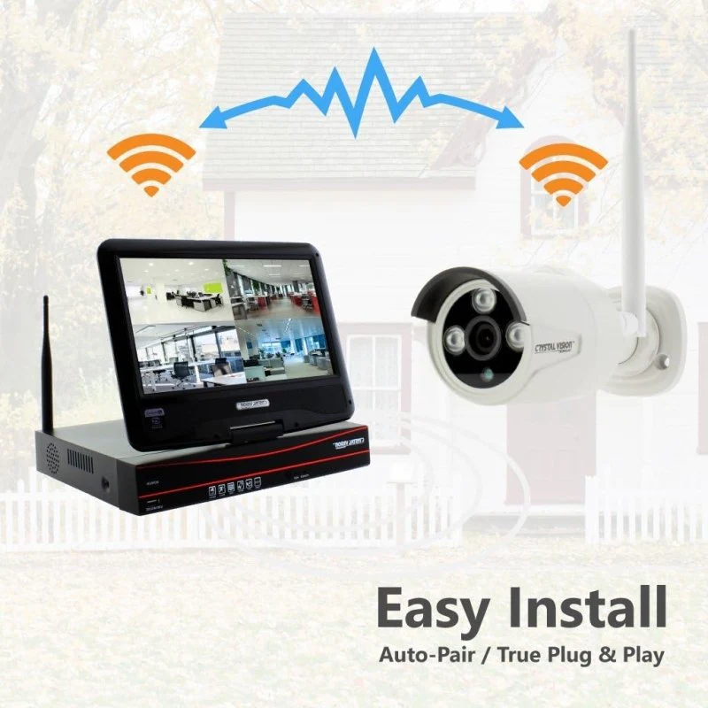 Crystal Vision 8CH Wireless 10.1" NVR Kit – 720P Bullet - Image 3