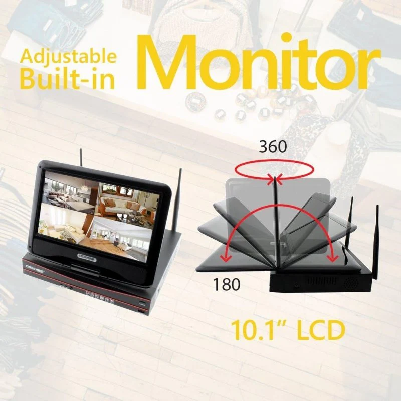 Crystal Vision 8CH Wireless 10.1" NVR Kit – 720P Bullet - Image 4