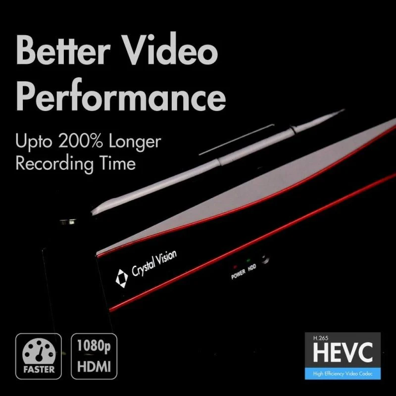 Crystal Vision 8CH Wireless NVR with 10.1" Monitor - 6 Cams - Image 4
