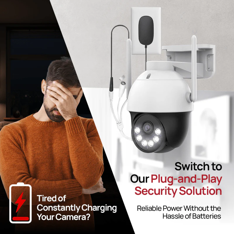 Crystal Vision Pan-Tilt Floodlight Camera - 3MP, WiFi6 - Image 3