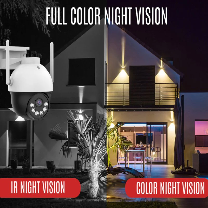 Crystal Vision Pan-Tilt Floodlight Camera - 3MP, WiFi6 - Image 6