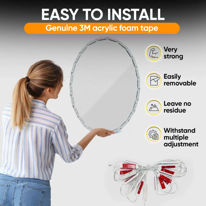 Crystal Vision Hollywood Makeup Mirror Light Kit – 12.5ft - Image 7